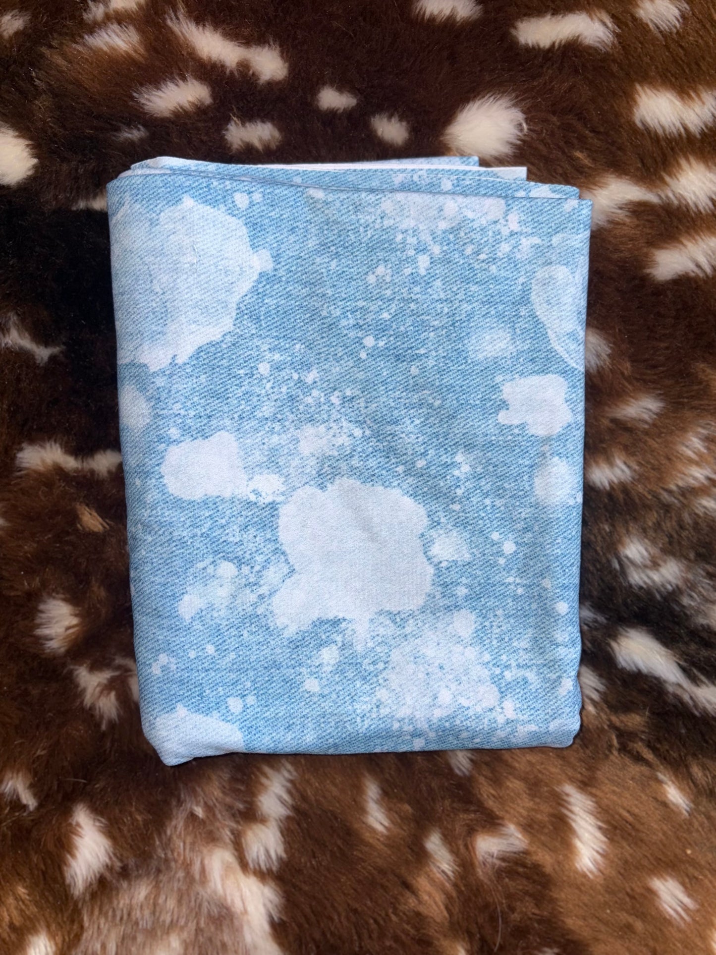 Faux bleach washed dbp