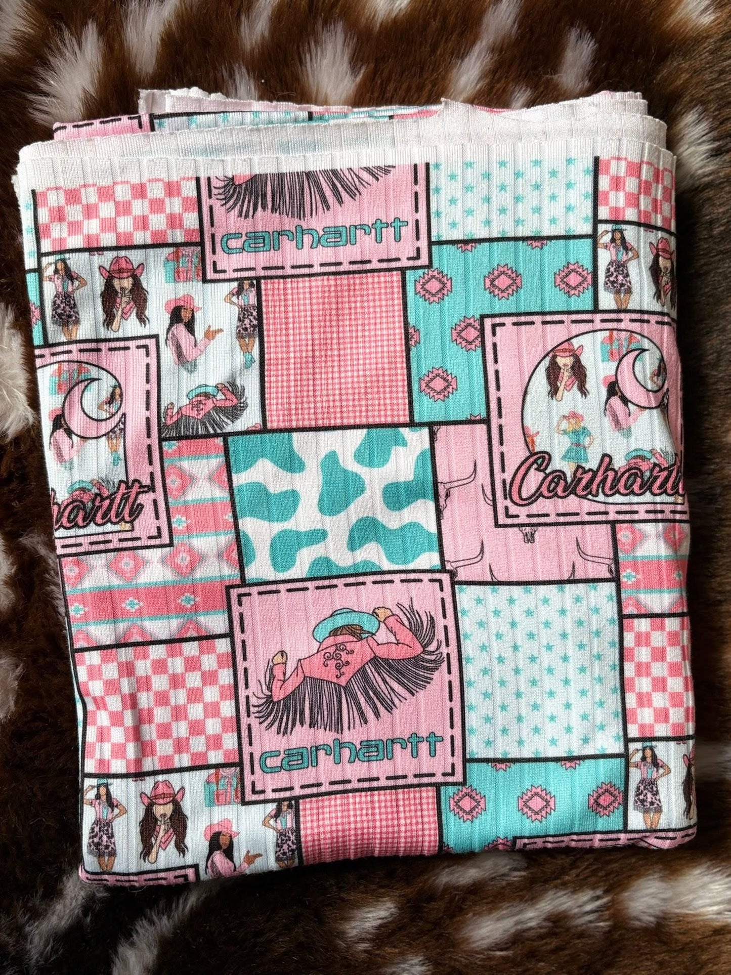 Turquoise + Pink Carhartt