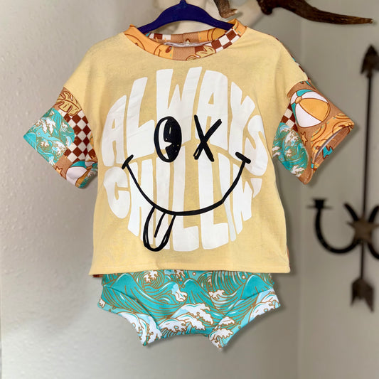 Boys bummie short/t-shirt