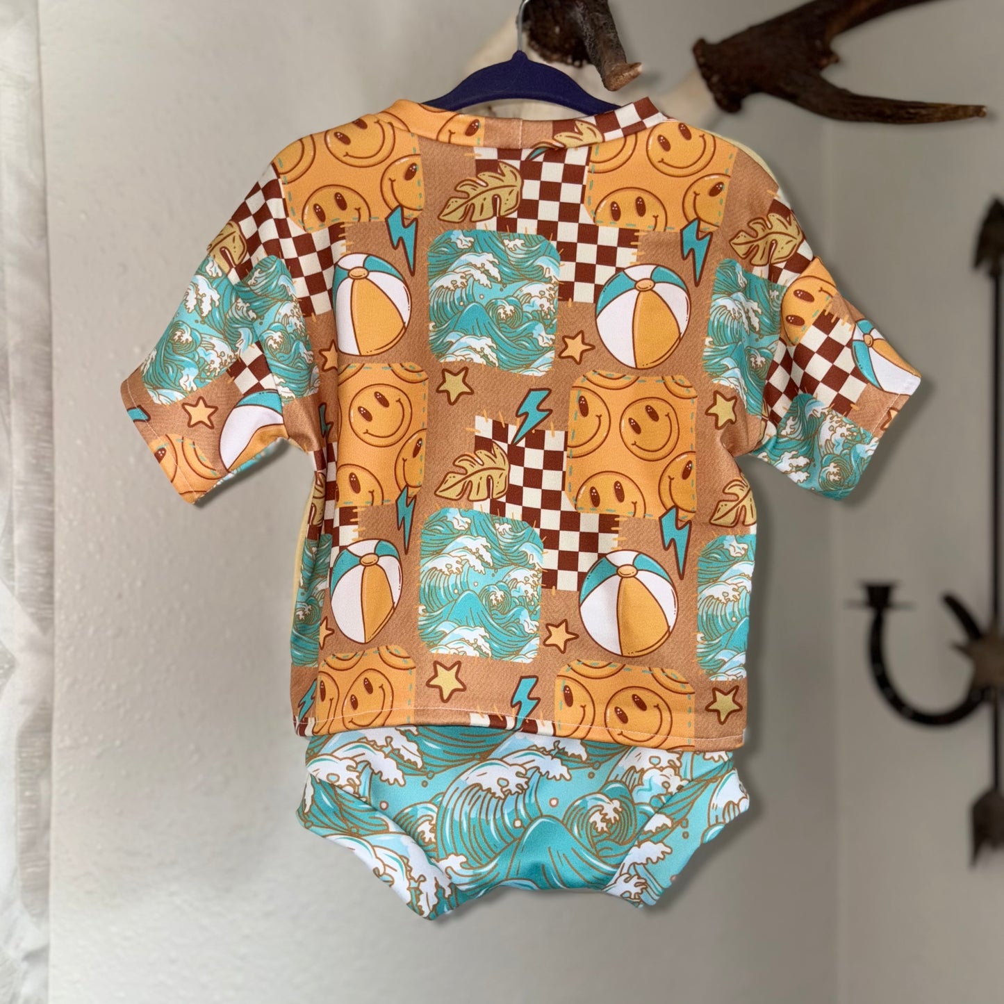 Boys bummie short/t-shirt