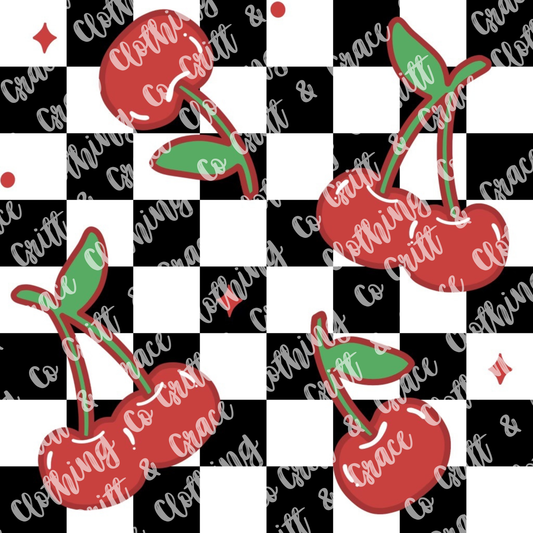 Cherry checkered (Preorder)